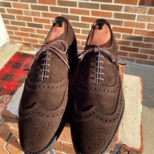 Allen Edmonds McAllister Dark Brown Suede 9D